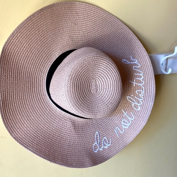 ‘Do Not Disturb Beach’ Floppy Beach/Sun Hat - Picture 7 of 10
